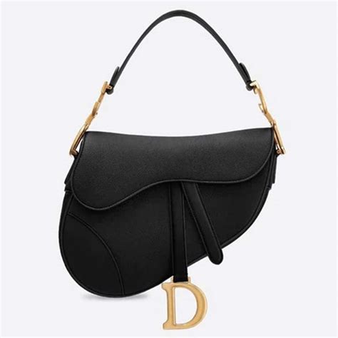 dior saddle bag black